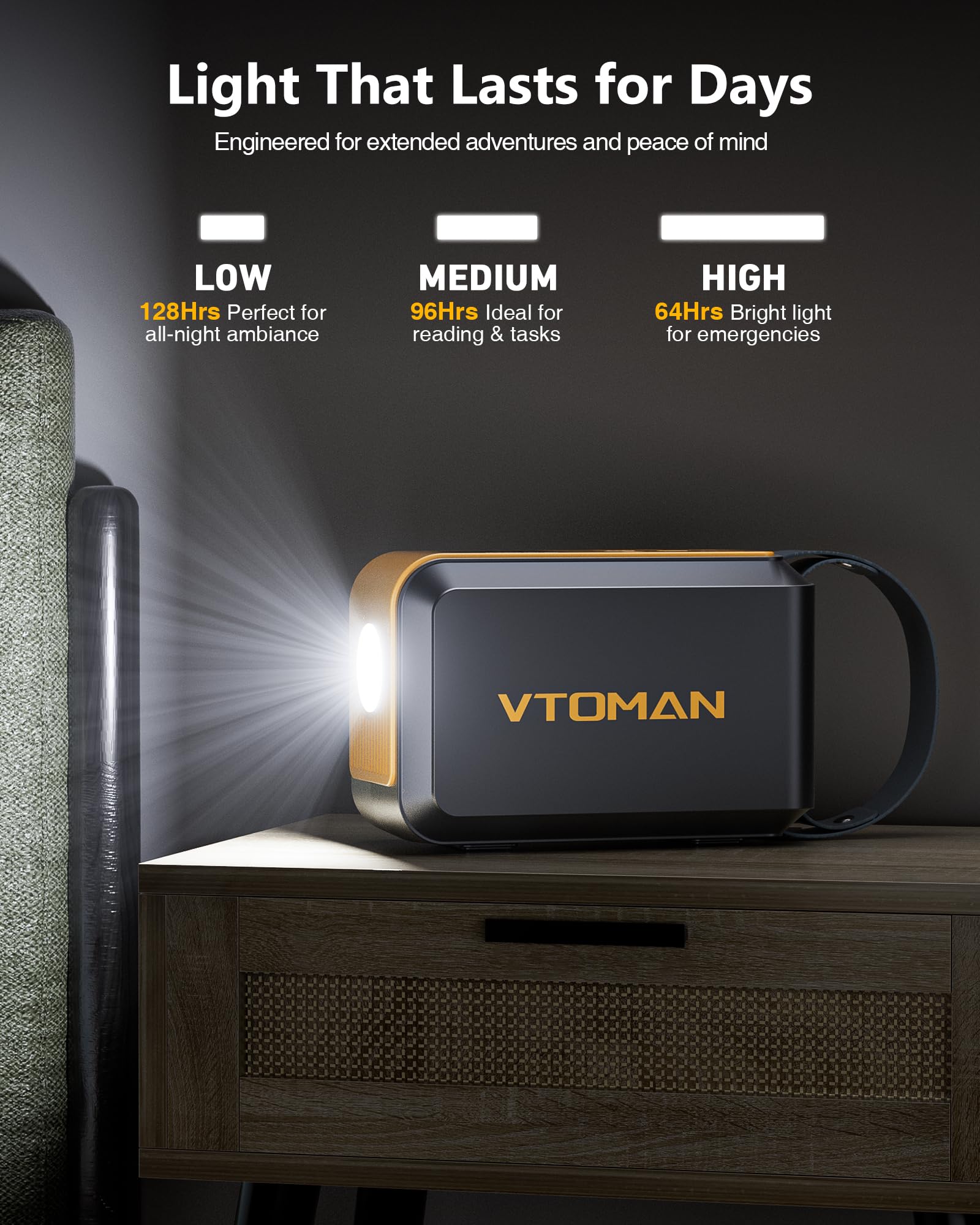 VTOMAN Jump 100 with USB-C charging cable included