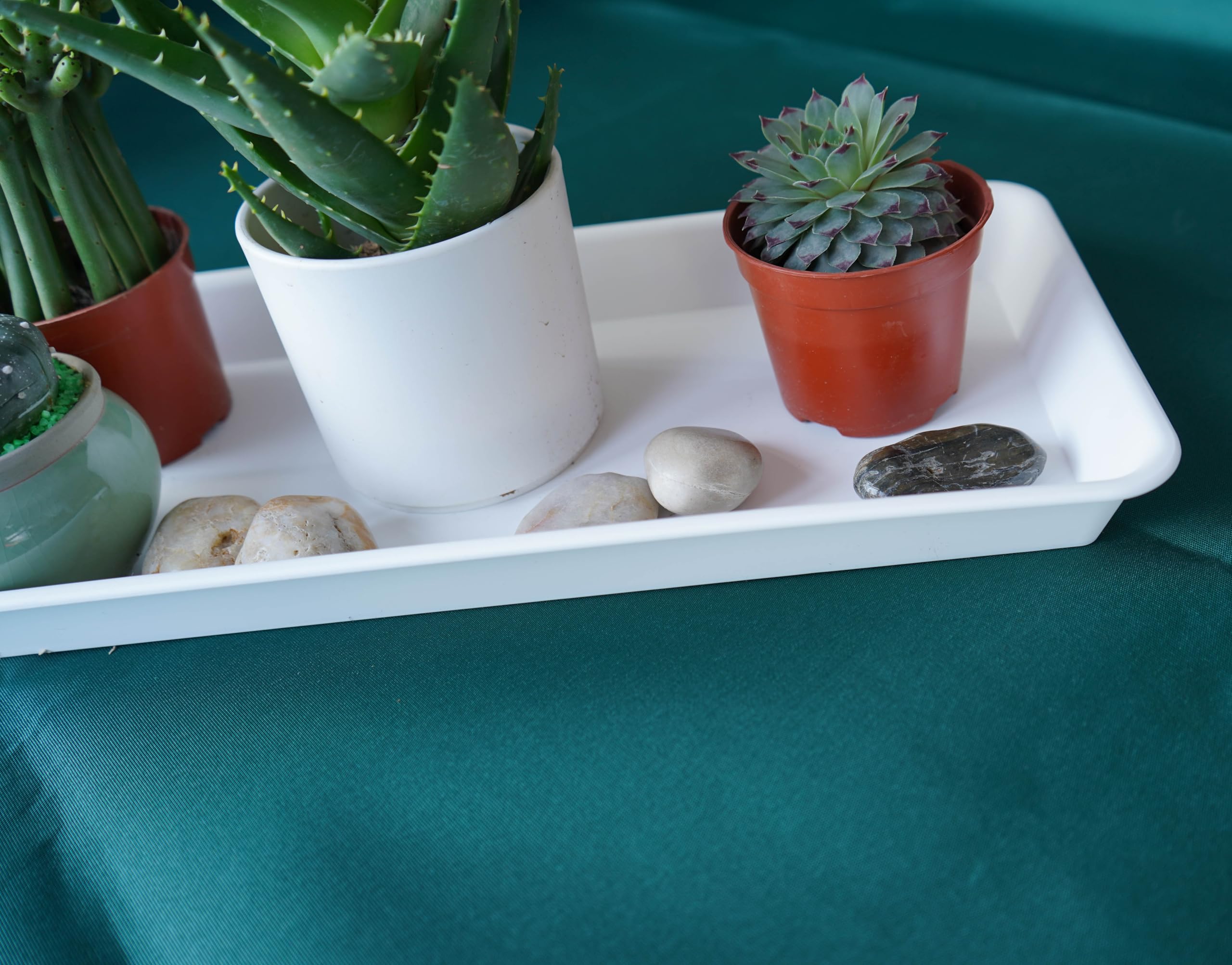 VUWEZ Plant Saucer with water from drainage hole