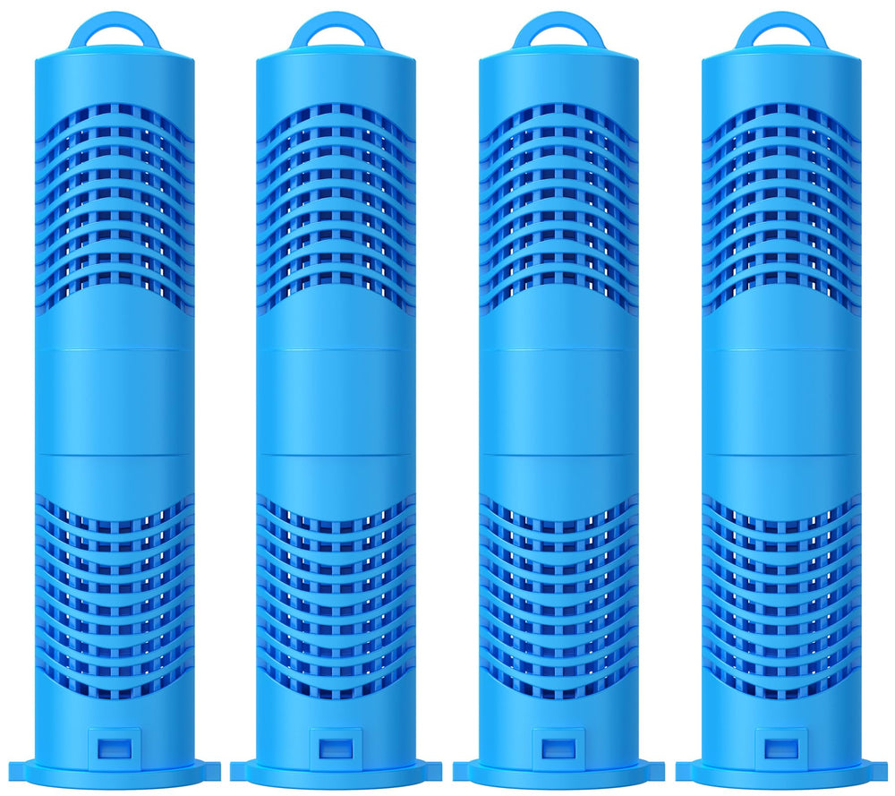 VVEBUY Spa Mineral Ion Cartridge Filter Stick front view, blue