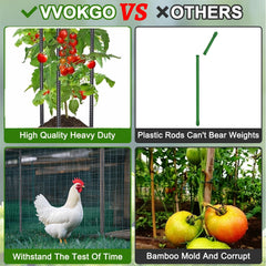 VVOKGO stakes in use securing plants
