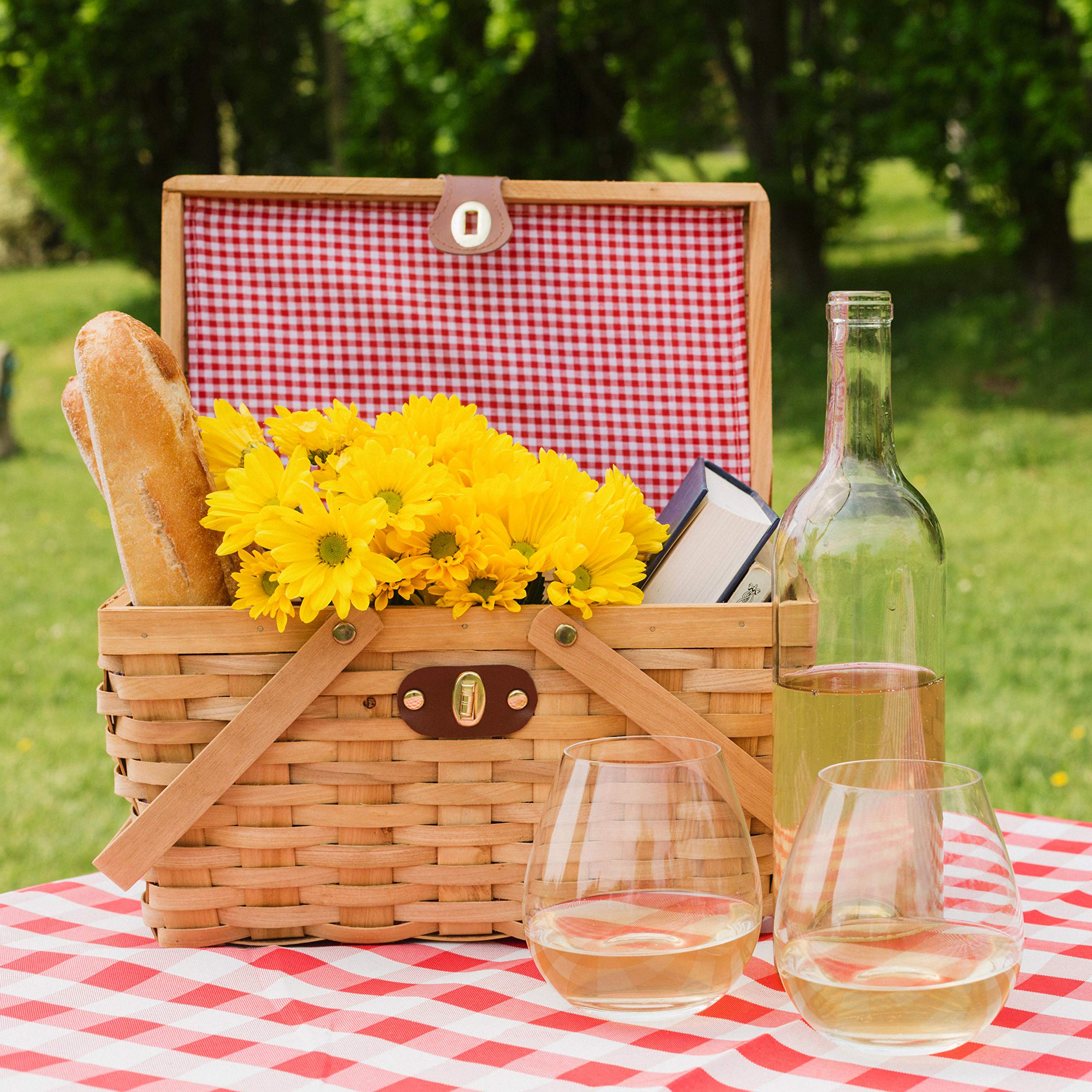 VW Vintiquewise Picnic Basket open showing interior