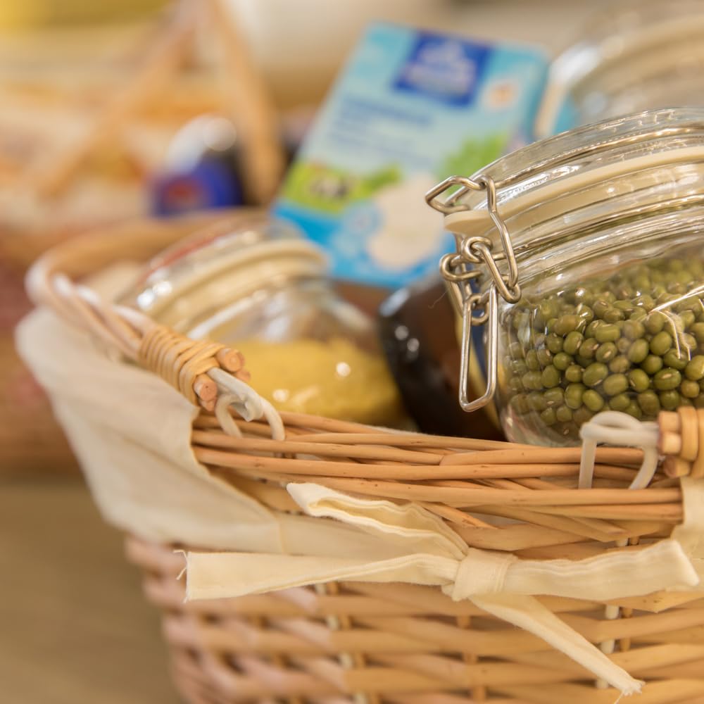 VW Vintiquewise wicker basket for home decor