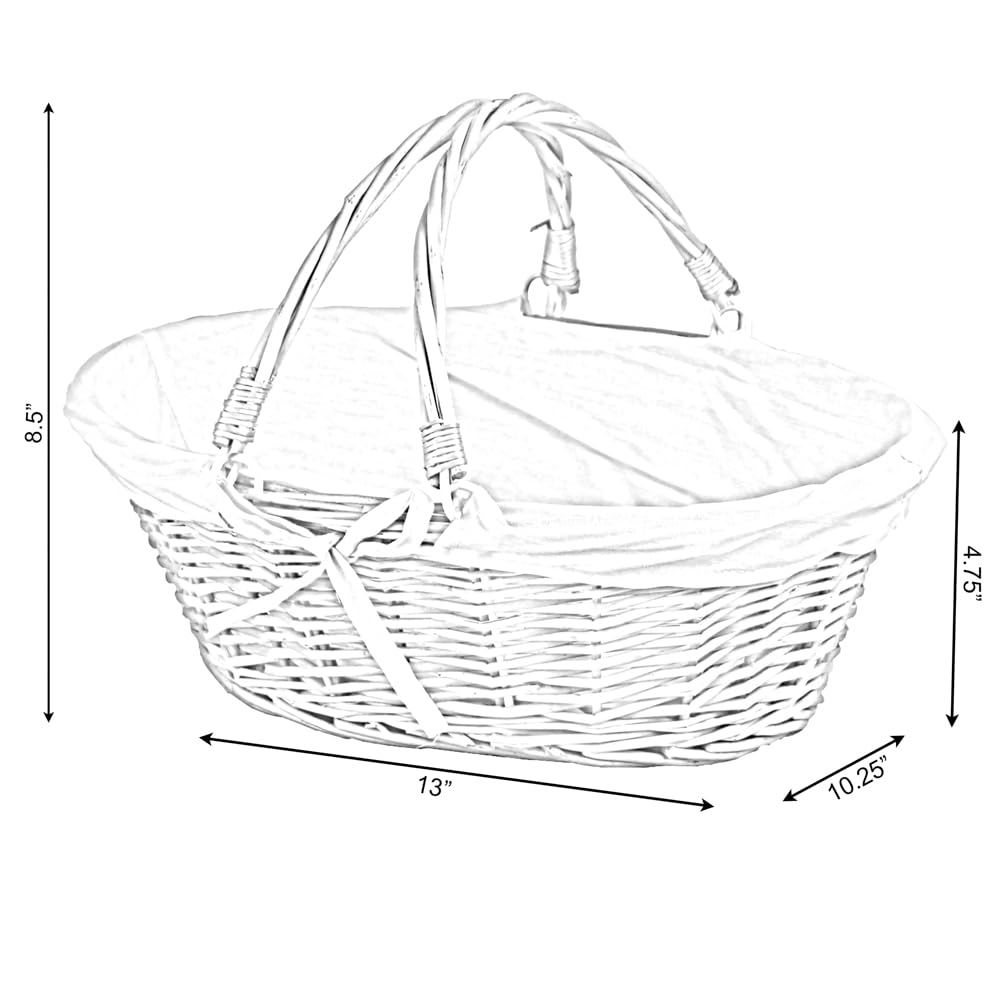 VW Vintiquewise wicker basket side view