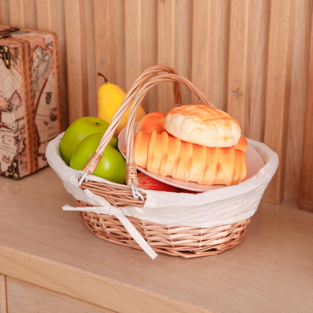 VW Vintiquewise wicker picnic basket with handles