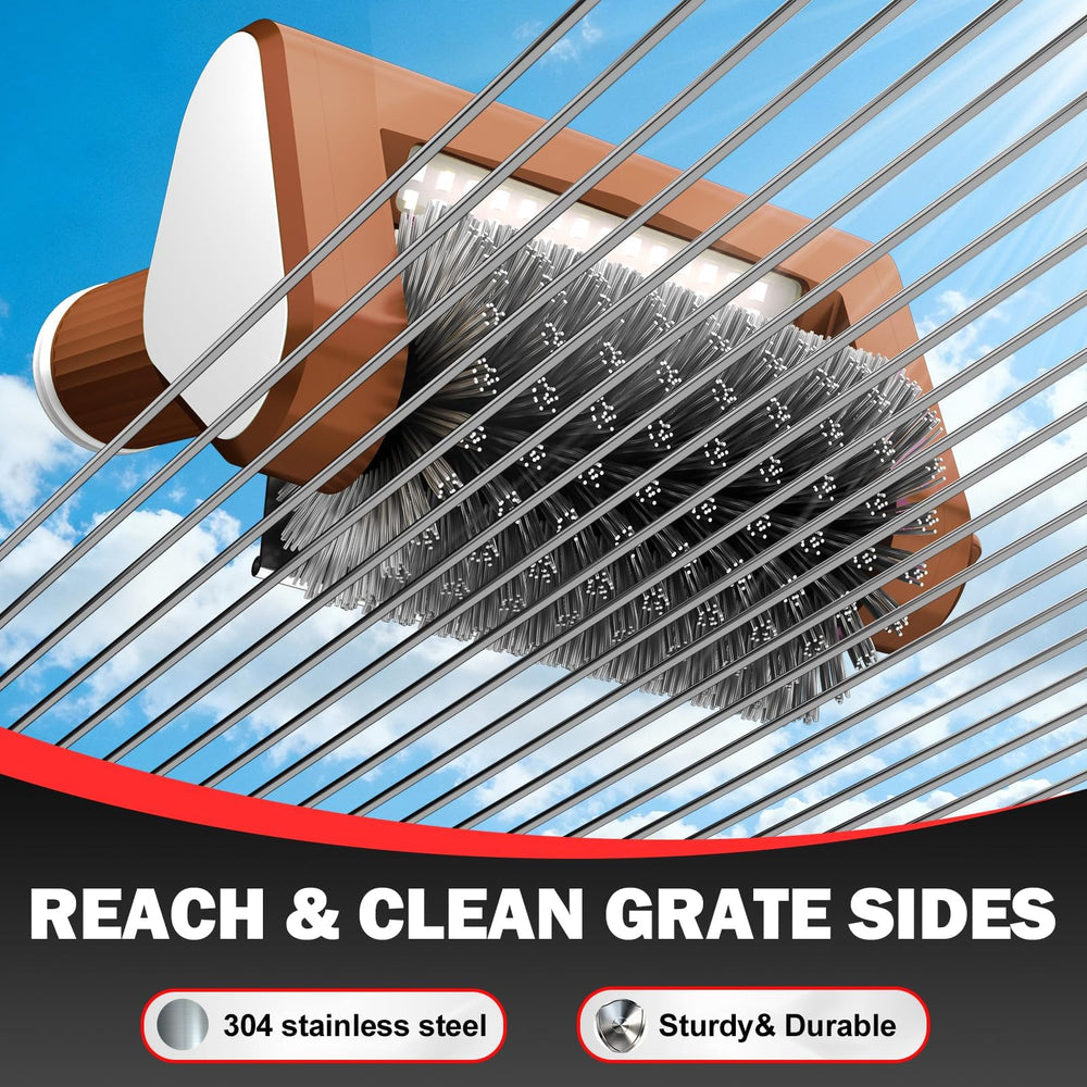VYtoov Electric Grill Brush with scouring pad head