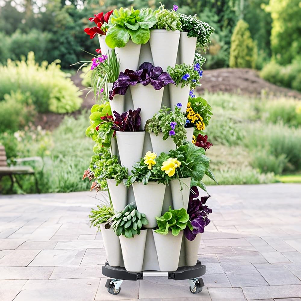 W B D WEIBIDA Plant Caddy in garden setting