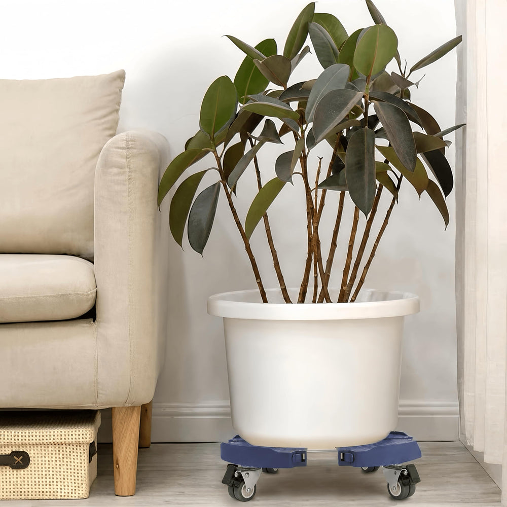 W B D WEIBIDA Plant Caddy with heavy planter on it