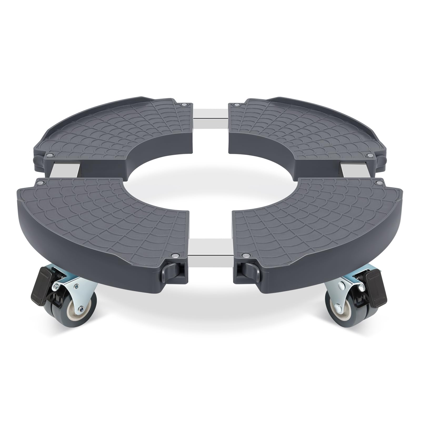 W B D WEIBIDA round dolly with wheels, gray color front view