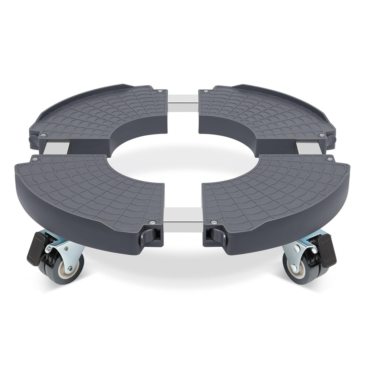 W B D WEIBIDA round dolly with wheels, gray color front view