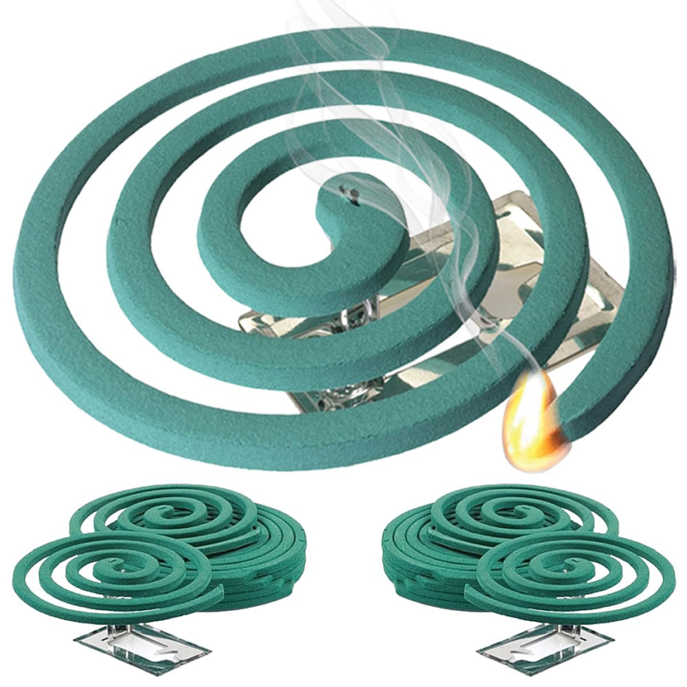 W4W Mosquito Repellent Coils pack with 12 coils and 6 stands