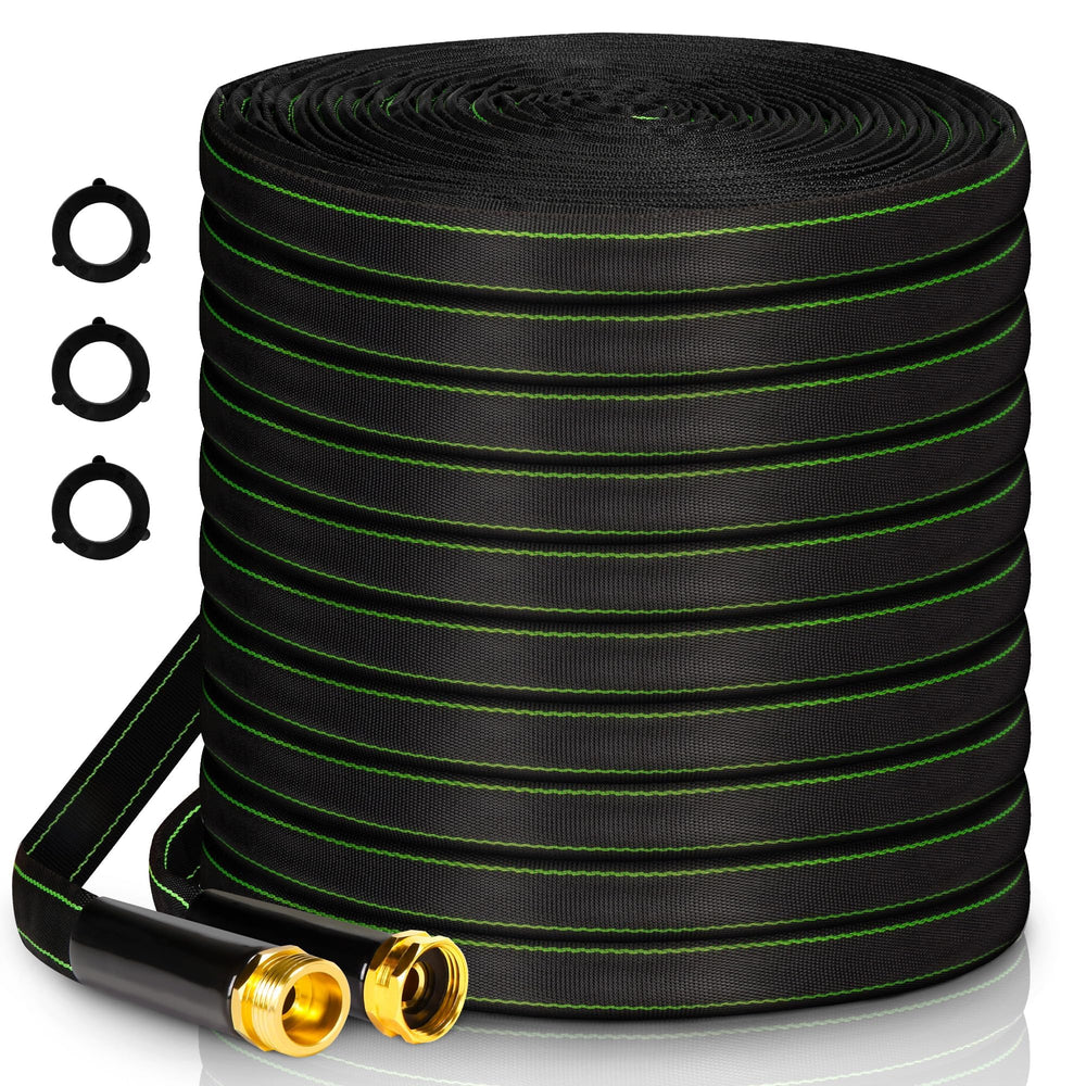 Wabolay 75 ft garden hose in green and black color