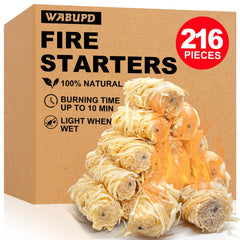 WABUPD Fire Starter 216 PCS pack front view