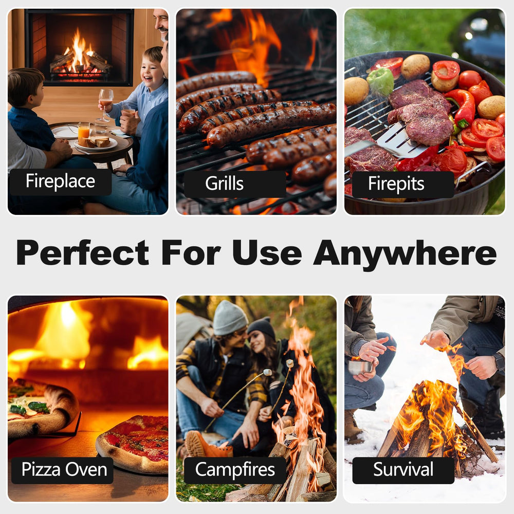 WABUPD Fire Starter beside a barbecue grill