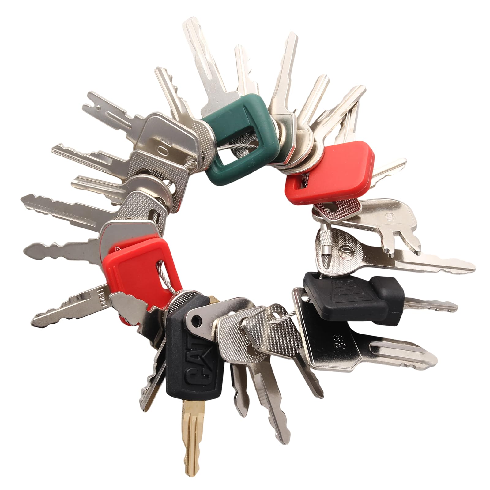 WAH YUE HING 24 Heavy Equipment Keys Set front view