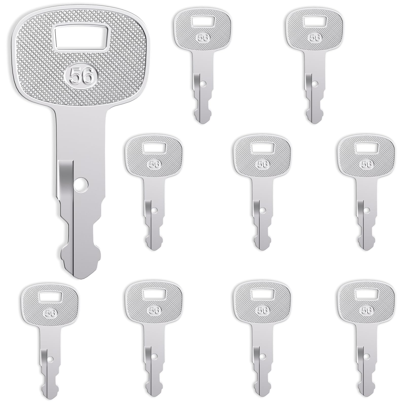 WAHLIN PARTS 10Pcs 459A Ignition Starter Keys set with key ring
