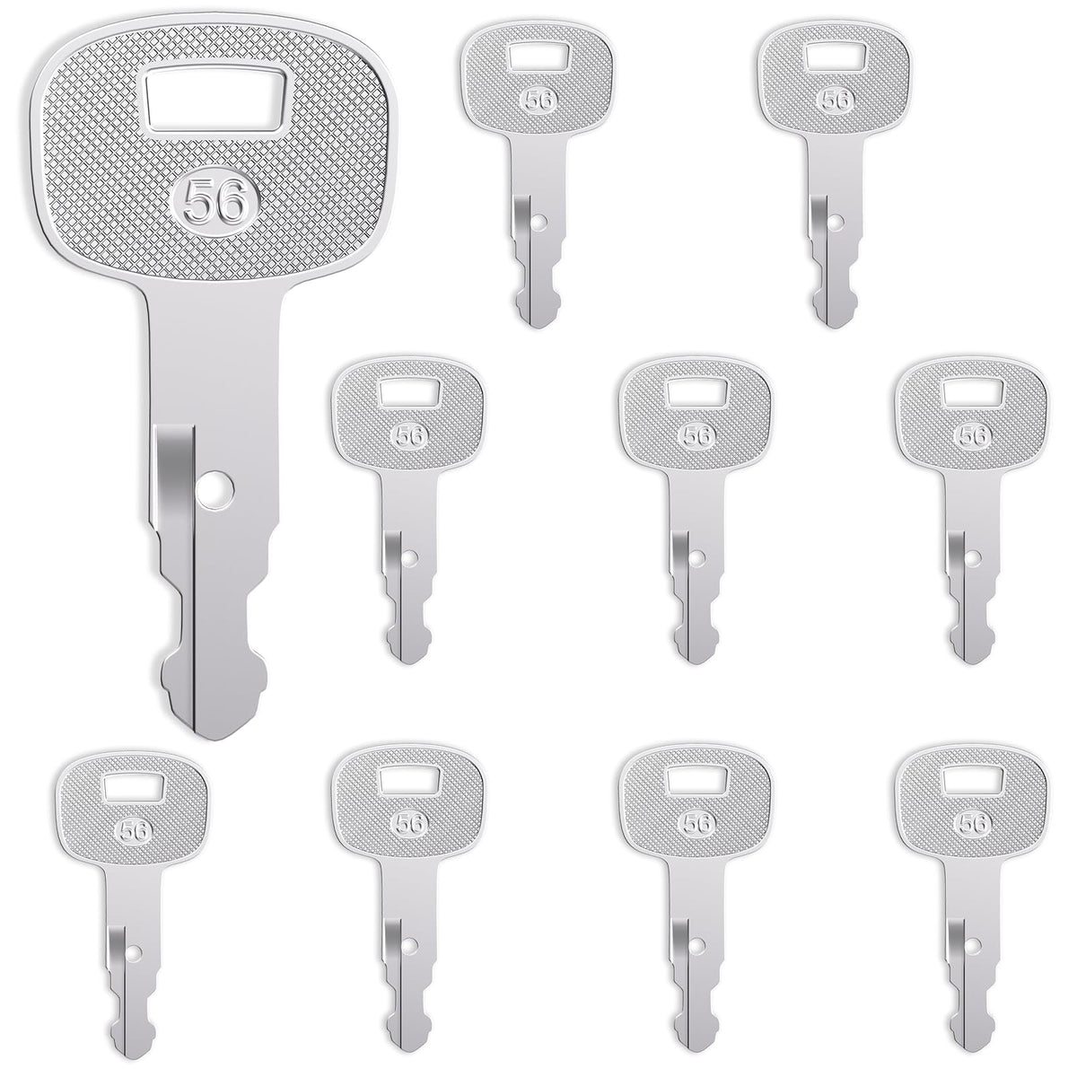 WAHLIN PARTS 10Pcs 459A Ignition Starter Keys set with key ring