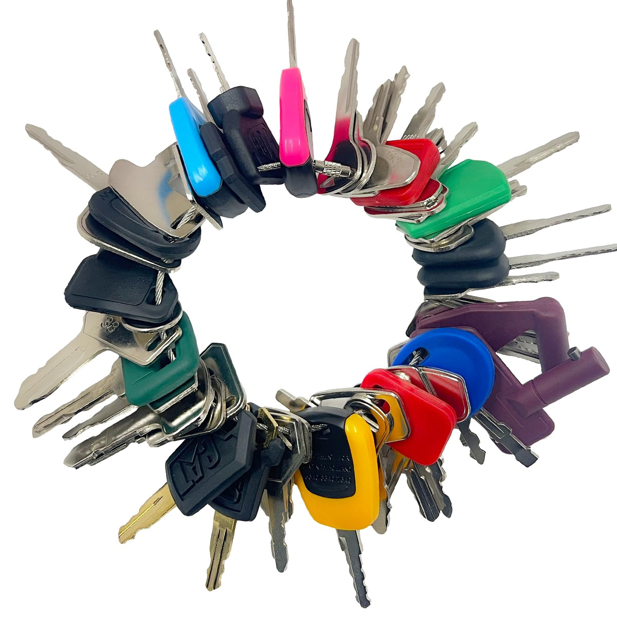WAHLIN PARTS 50 Heavy Equipment Keys Master Set with 50 keys