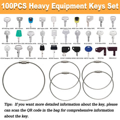 WAHLIN PARTS key set packaging with dimensions