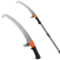 Walensee 7.7FT Pole Saw front view with steel blade