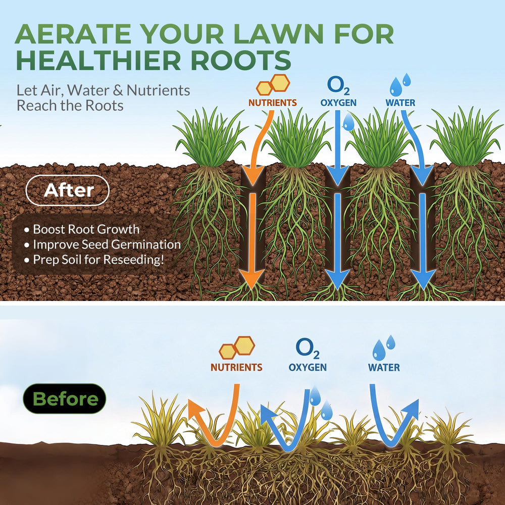 Walensee lawn aerator assembly instruction