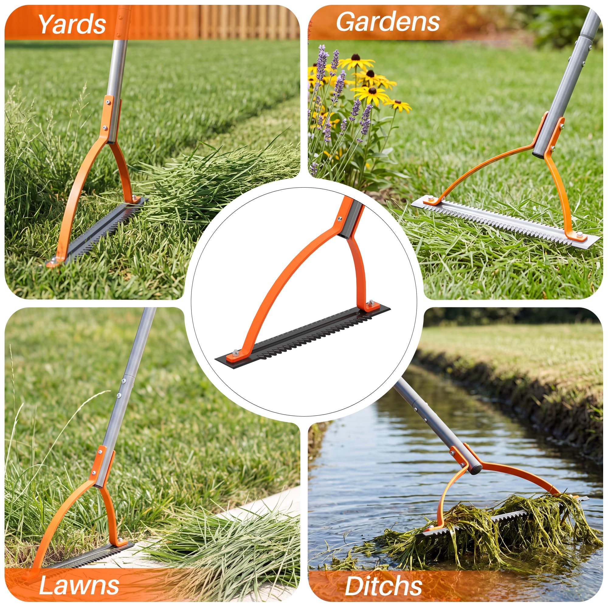 Walensee scythe being used to cut grass