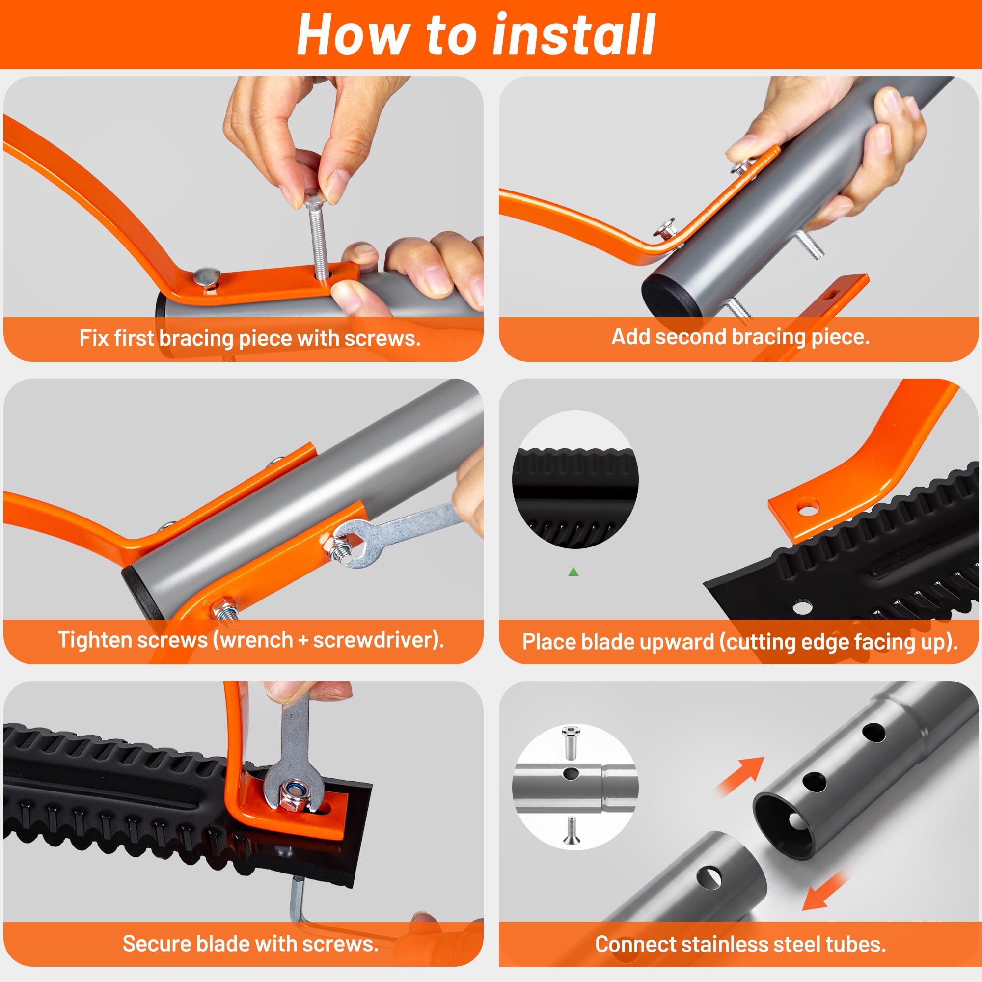 Walensee scythe blade assembly instructions