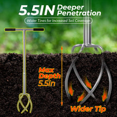 Walensee Twist Tiller showcasing four sharp curved tines