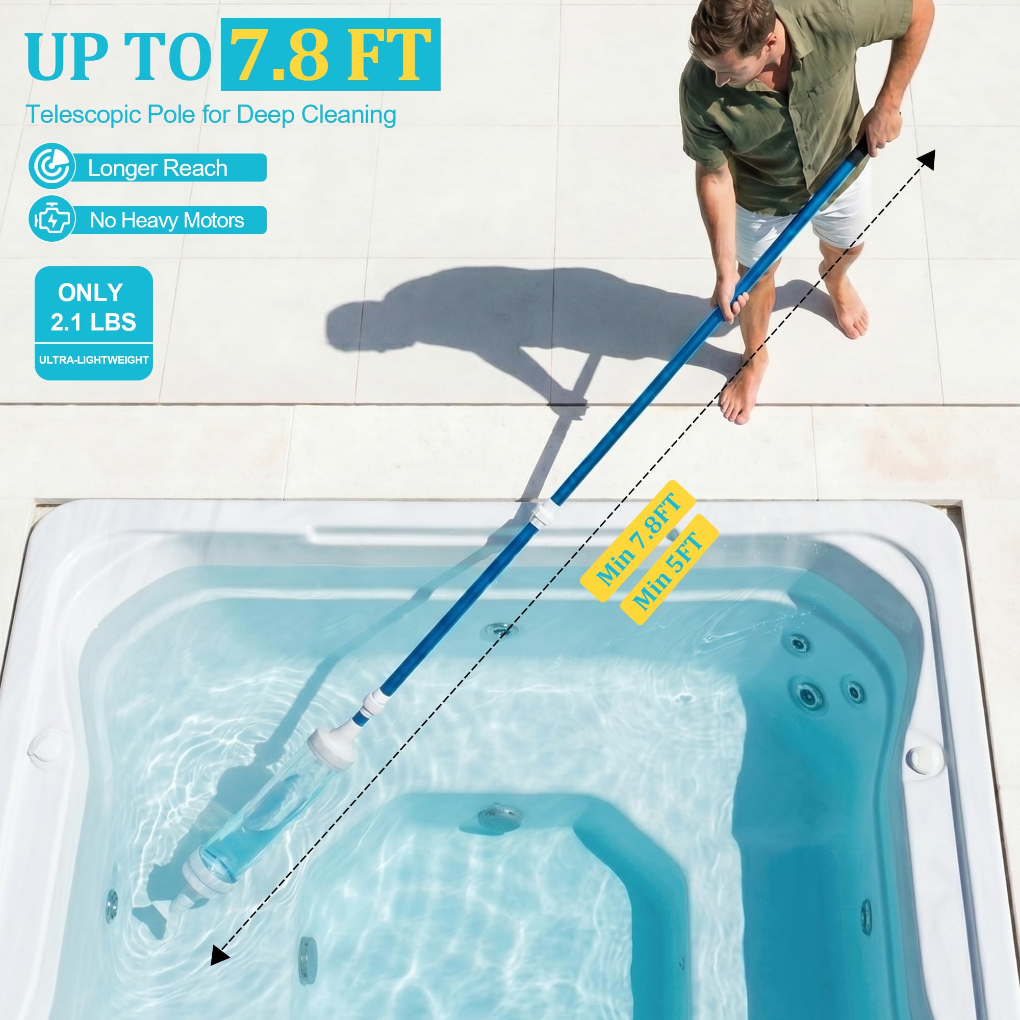 Wallace Forge Spa Vacuum blue-white colour