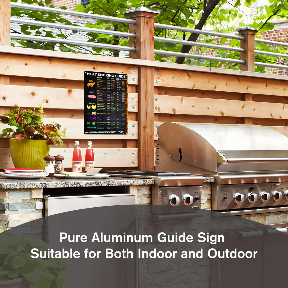 Wallors Meat Smoking Guide displayed beside a Traeger grill