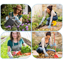 WANCHI gloves with adjustable cuffs and elastic wrist design