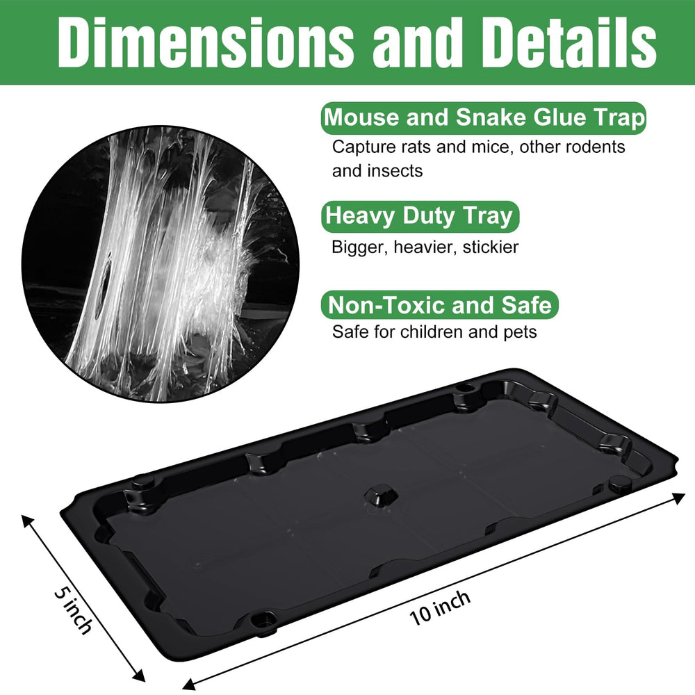 Wanqueen glue traps set up in a corner for rodent control