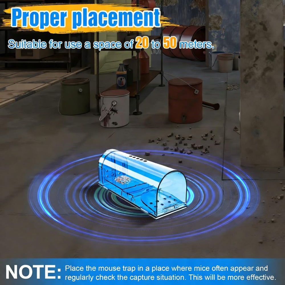 Wanqueen humane mouse traps set on a table