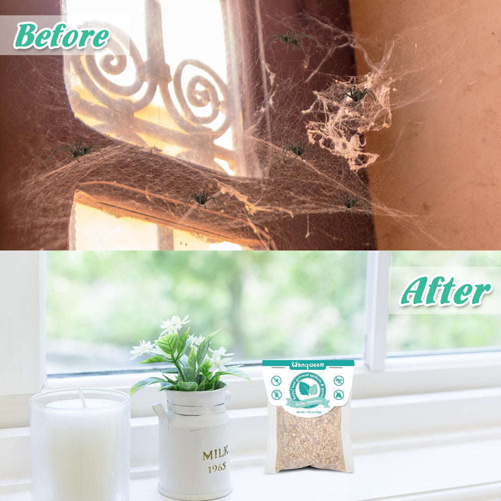 Wanqueen Spider Repellent Pouches in a designated storage area