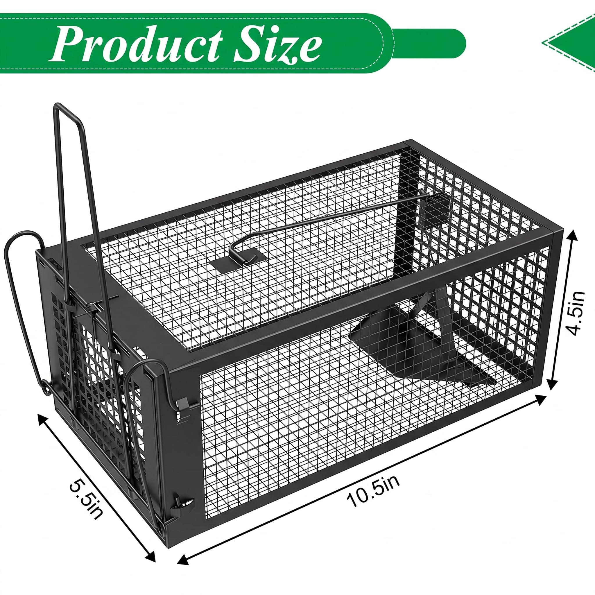 Wanqueen trap with bait in a garden setting