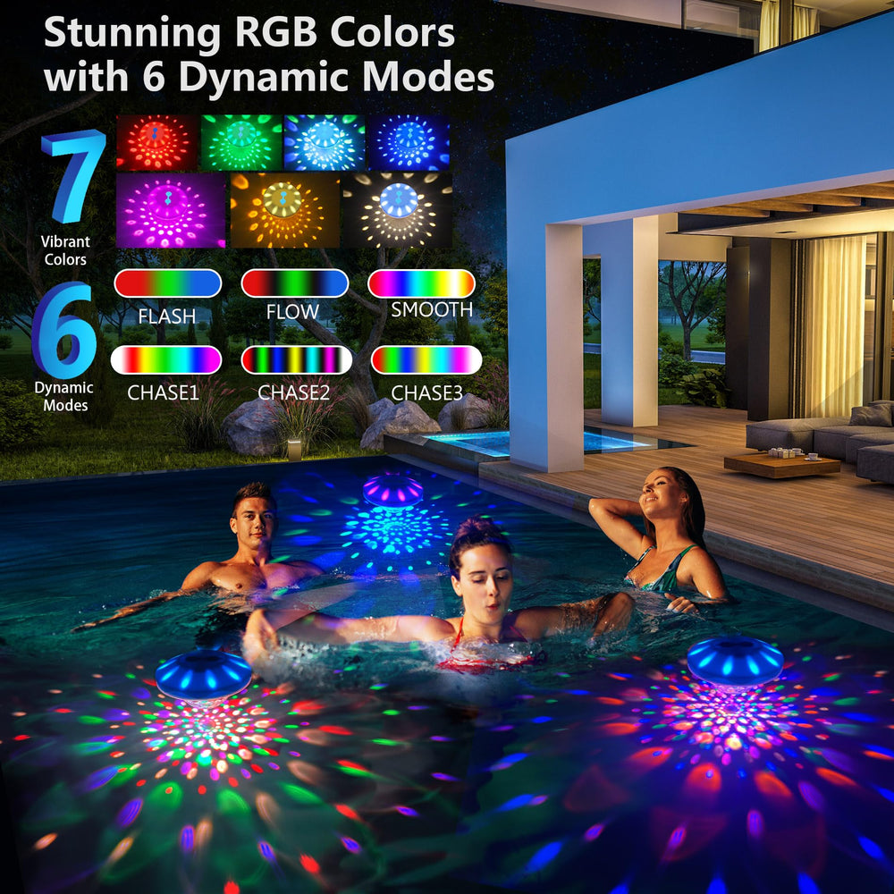 WANTERONG Floating Pool Lights multi-colour illumination