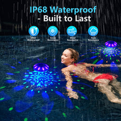 WANTERONG Floating Pool Lights with remote control