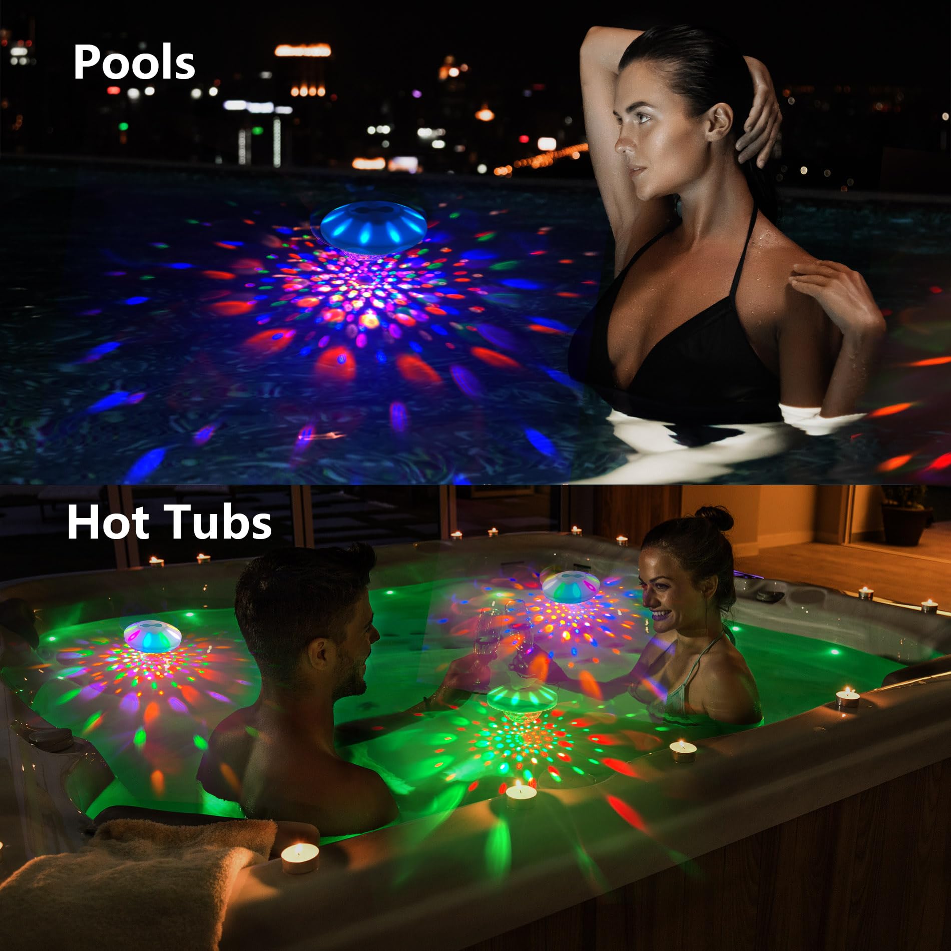 WANTERONG lights showcasing RGB colours