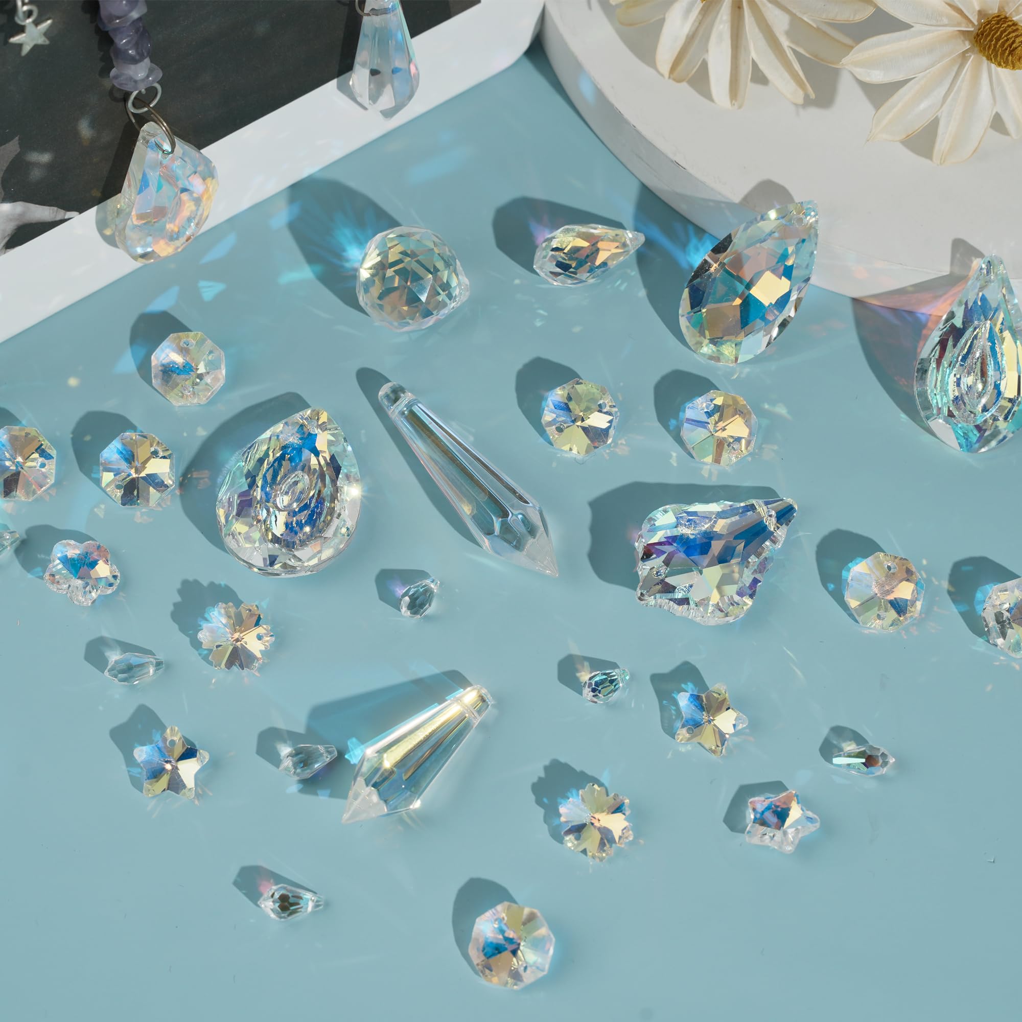 WASTROYAL Suncatcher Kit packaging with crystal accessories