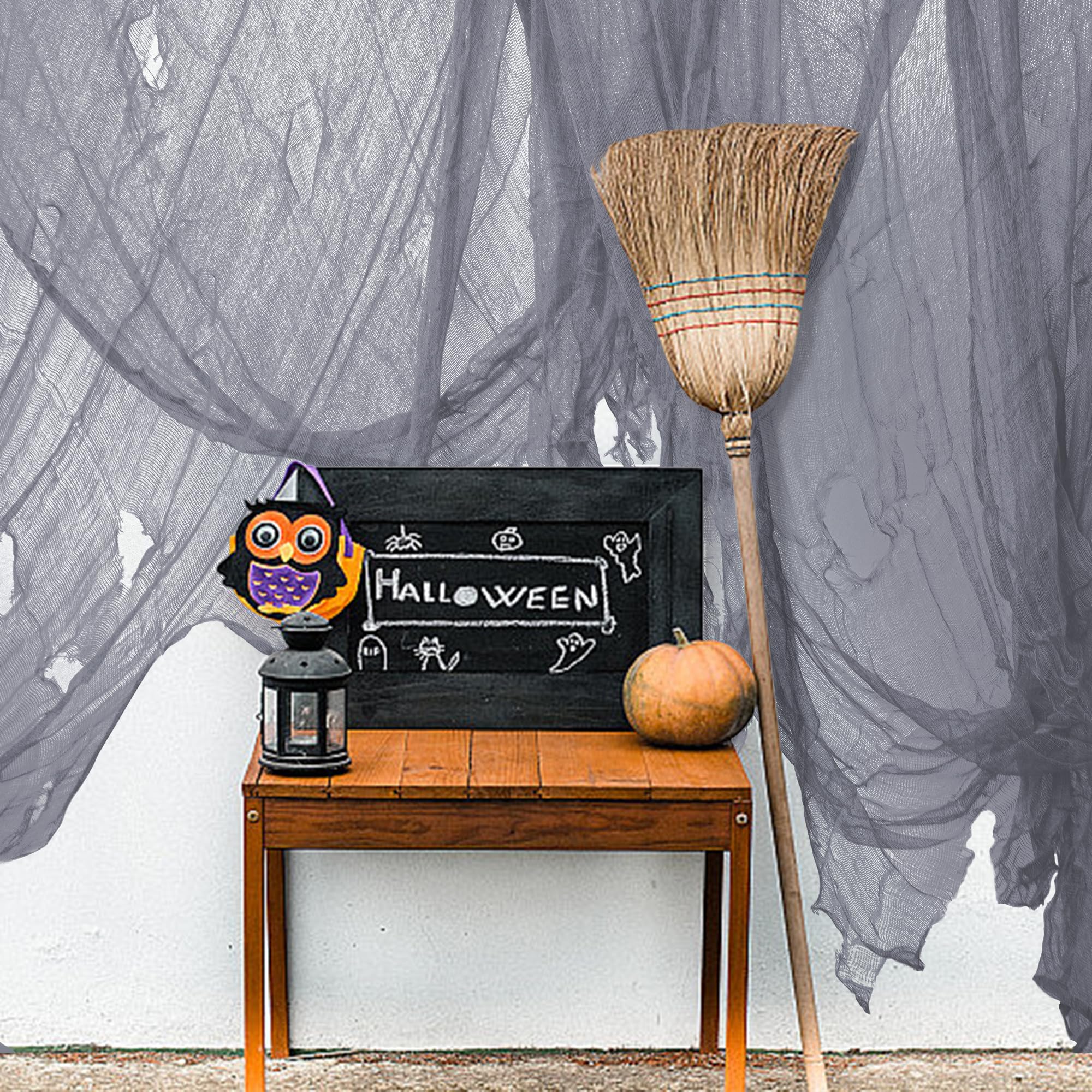 Watayo creepy cloth draped over furniture