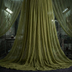Watayo Halloween Creepy Cloth 400 x 85 inches dark green front view