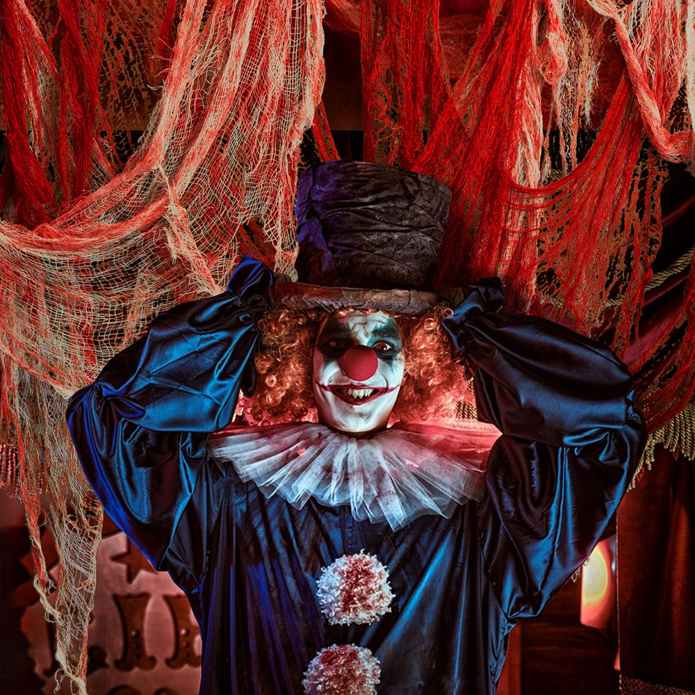 Watayo Halloween Creepy Cloth in a yard setting