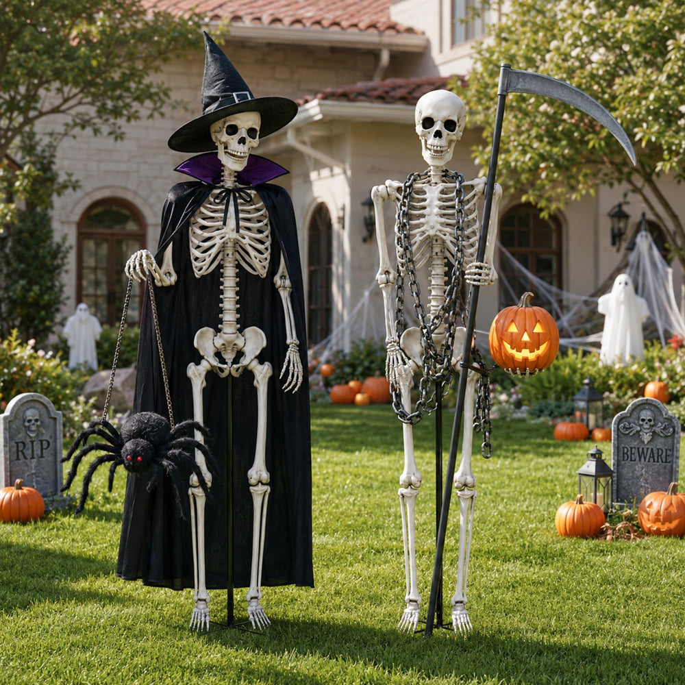 Watayo Halloween stand with zip ties and base