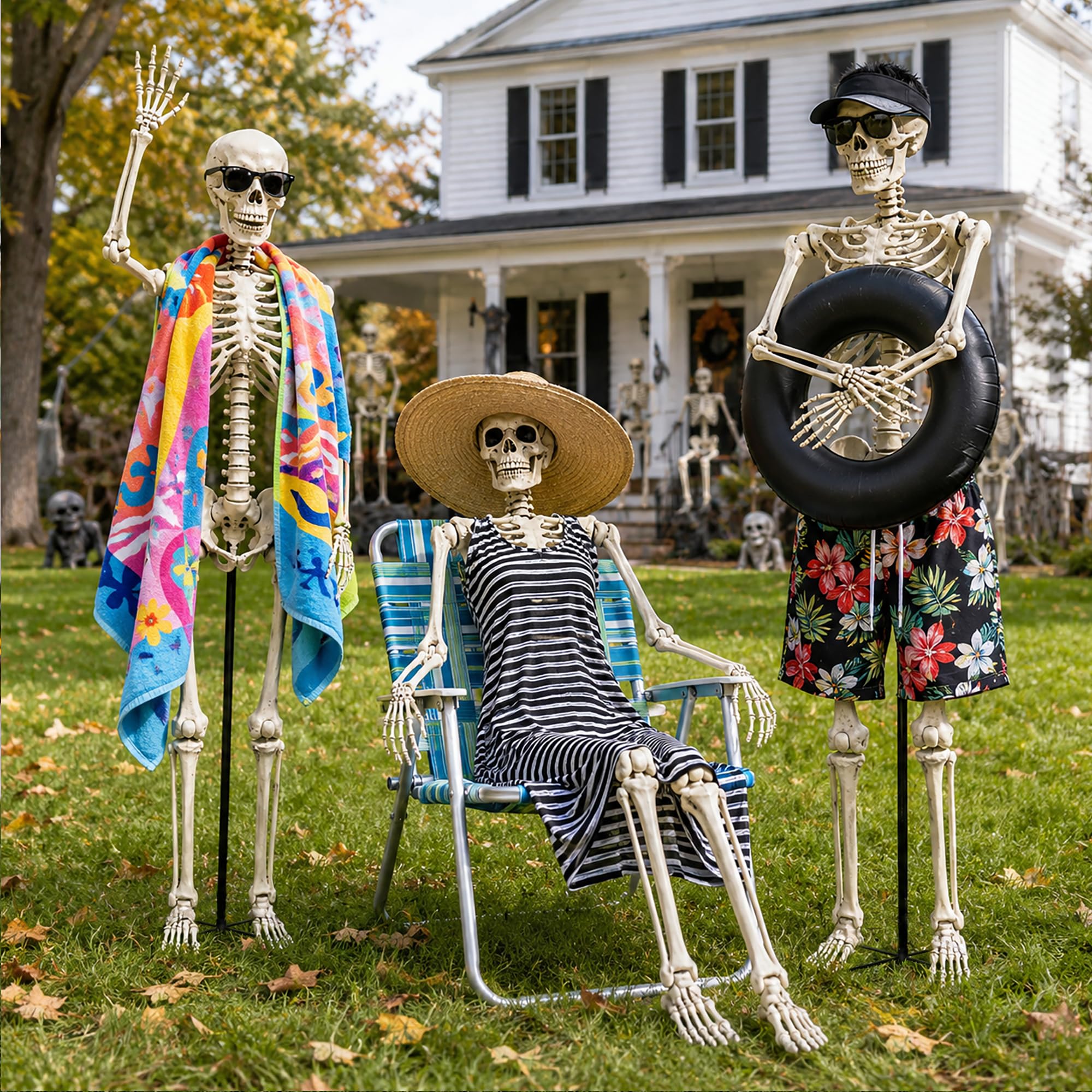 Watayo skeleton stand showing stability in outdoor setting