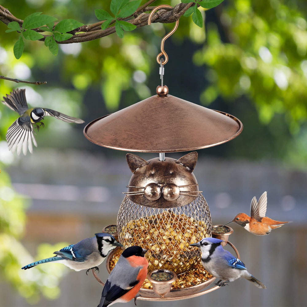 Water cup on LBTING bird feeder for bird drinking