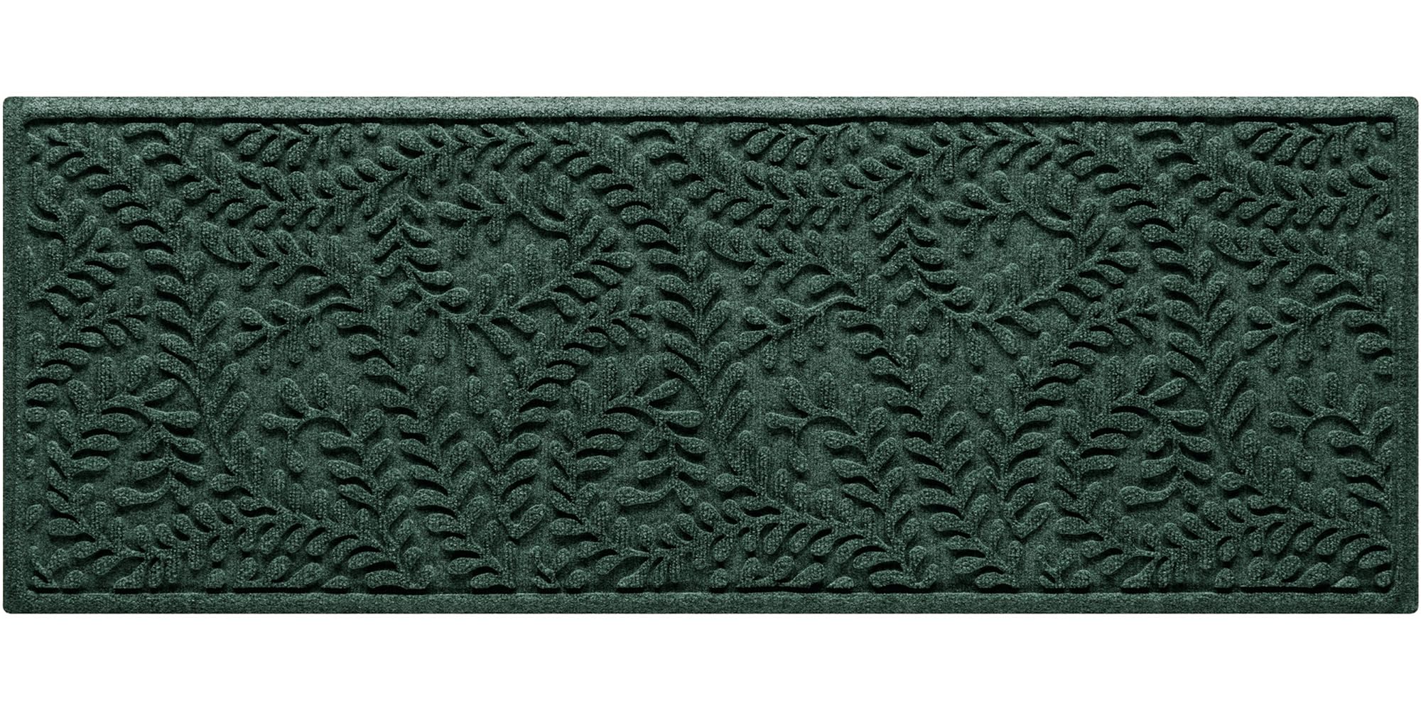 WaterHog Boxwood Entrance Mat 22"x59" evergreen front view