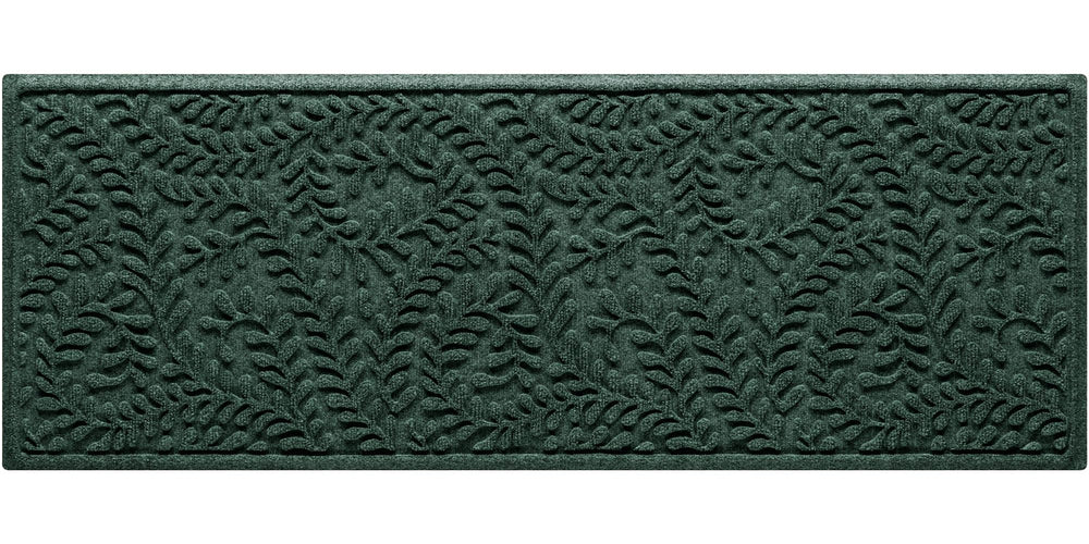WaterHog Boxwood Entrance Mat 22"x59" evergreen front view