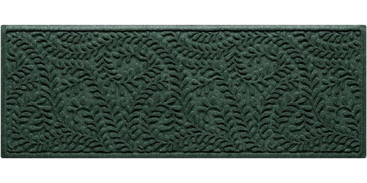 WaterHog Boxwood Entrance Mat 22"x59" evergreen front view