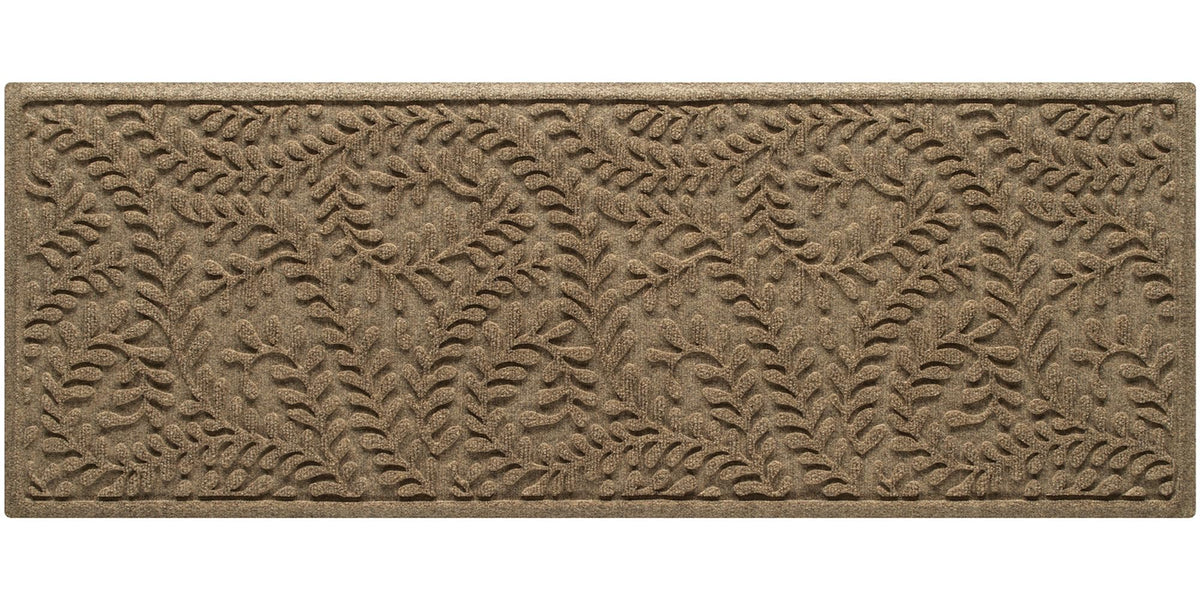 WaterHog Boxwood Front Door Mat 22"x59" Camel colour front view