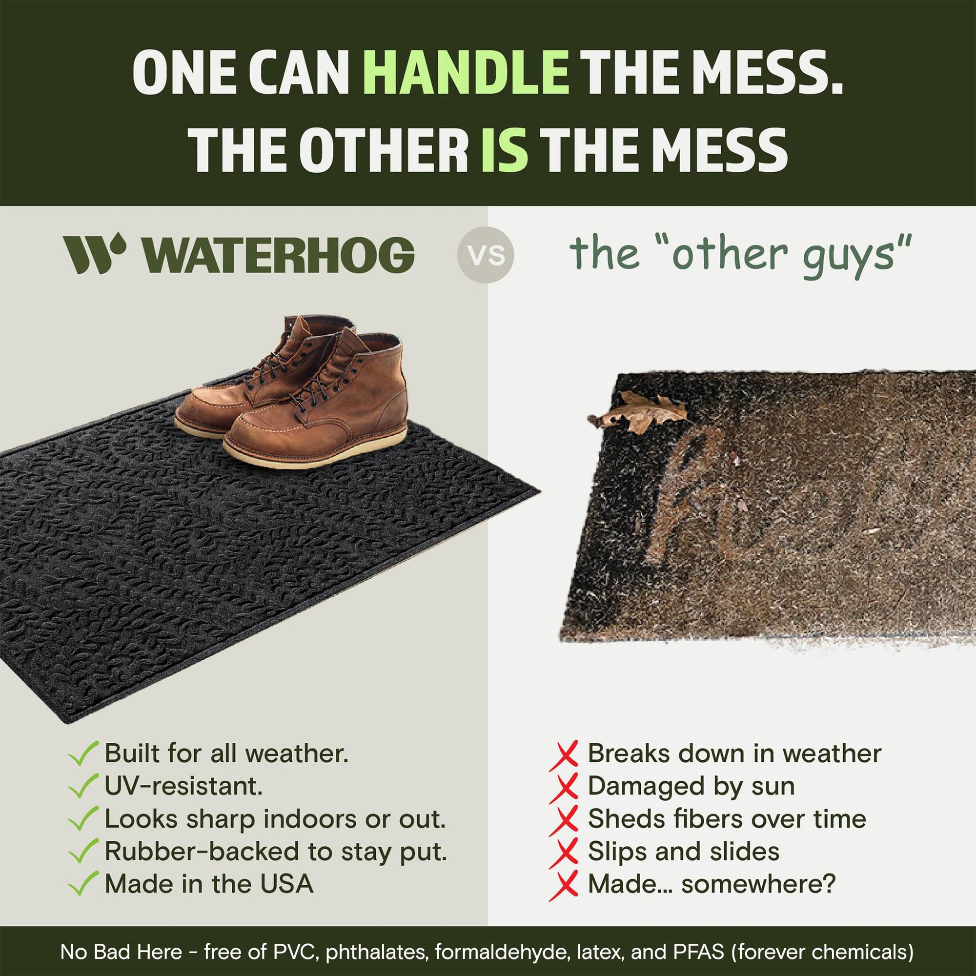 WaterHog Boxwood mat dimensions 35"x59"