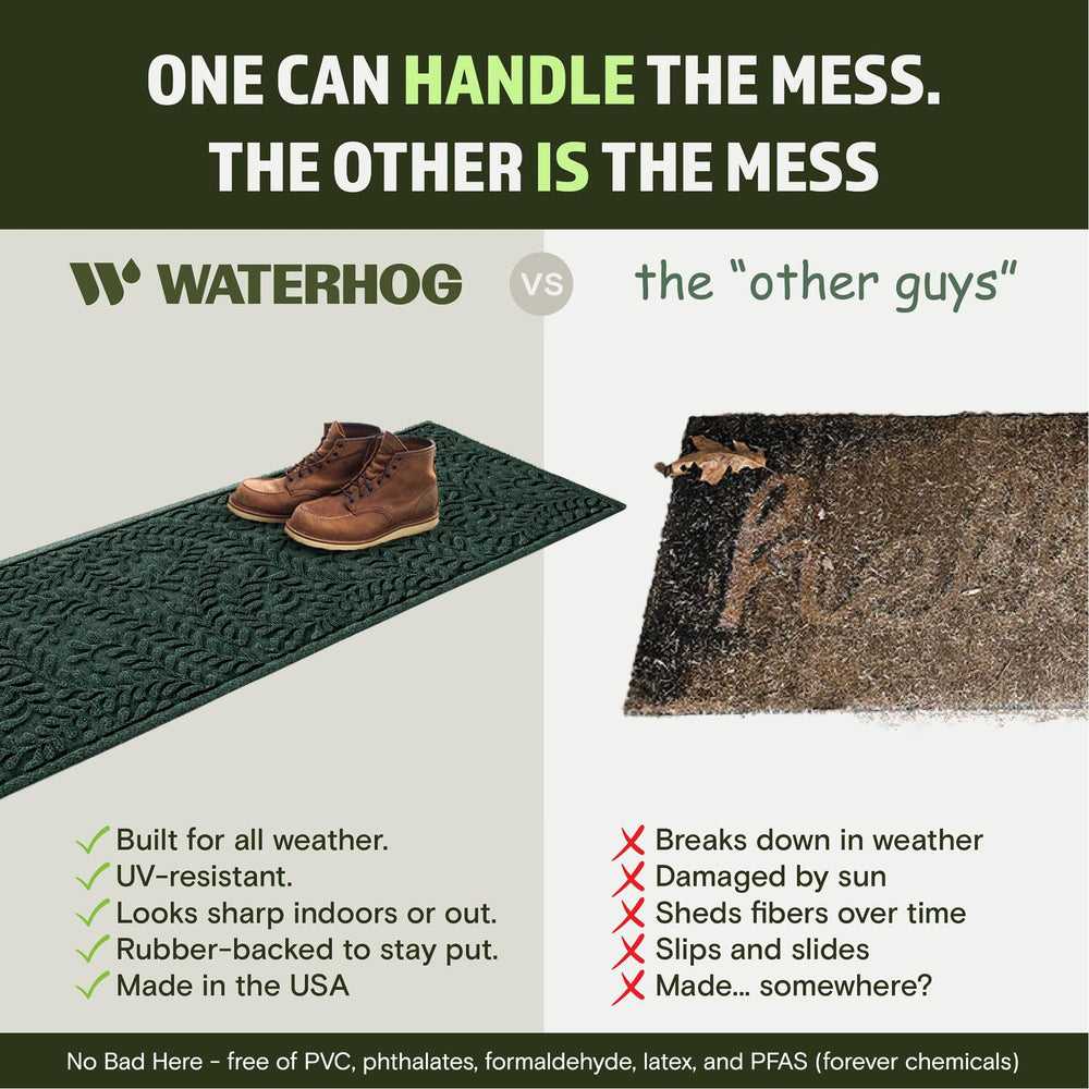 WaterHog Boxwood Mat placed at entrance